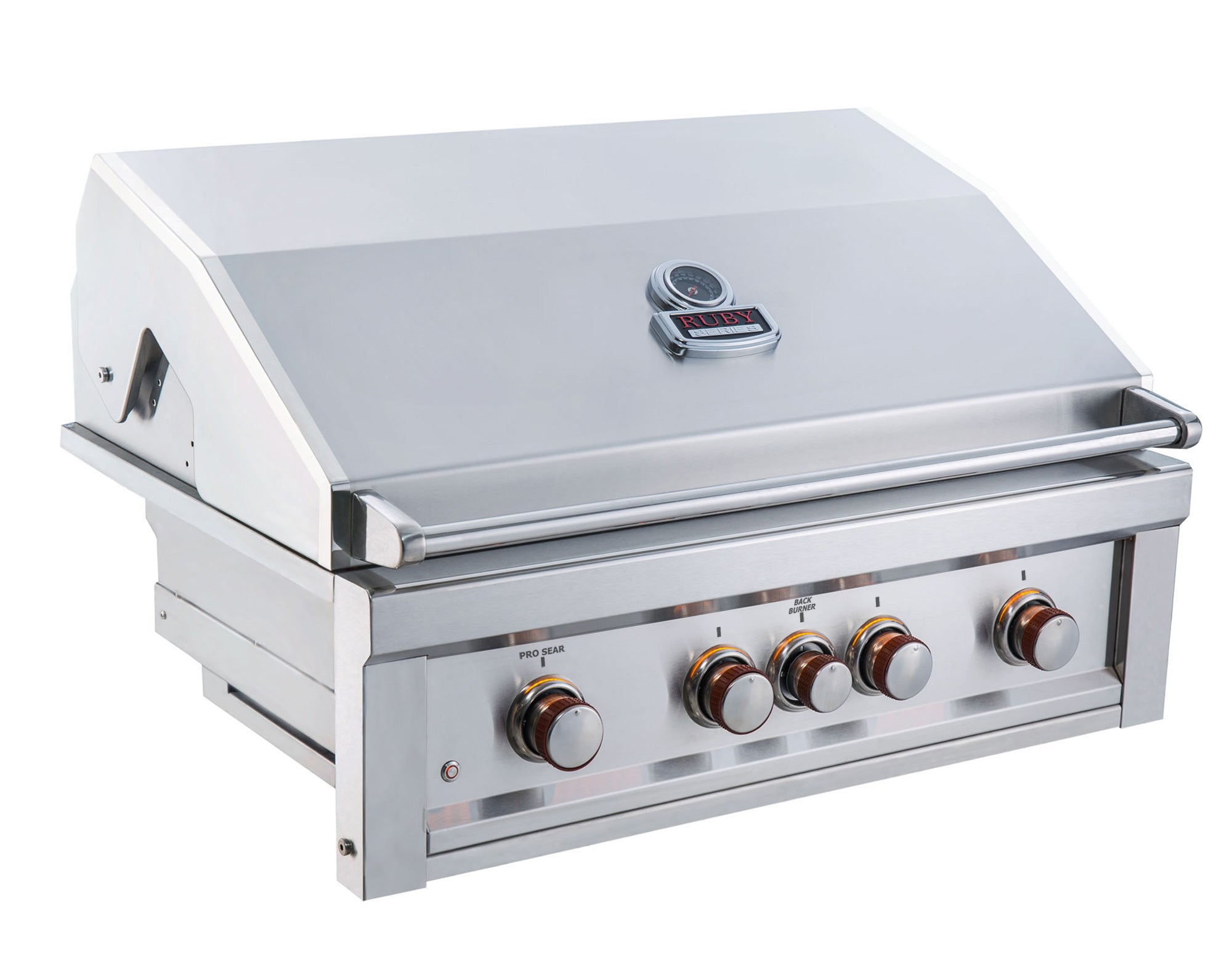 Sunstone Ruby Series 36 4-Burner Pro-Sear Stainless Steel Drop-In Pro –  Grill Collection